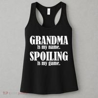 Grandma Is My Name Spoiling Is My Game Women's Tank Top thumb 3