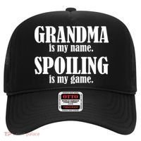 Grandma Is My Name Spoiling Is My Game Hat thumb 0