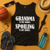 Grandma Is My Name Spoiling Is My Game Tank Top thumb 4