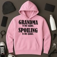 Grandma Is My Name Spoiling Is My Game Hoodie thumb 3