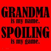 Grandma Is My Name Spoiling Is My Game Santa Hat thumb 1