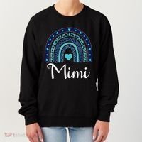 Grandma MiMi Blue Leopard Rainbow Women's Sweatshirt thumb 0