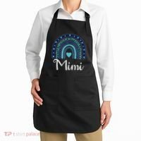 Grandma MiMi Blue Leopard Rainbow Apron thumb 2