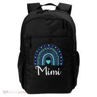 Grandma MiMi Blue Leopard Rainbow Backpack thumb 0