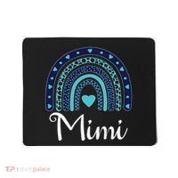 Grandma MiMi Blue Leopard Rainbow Mousepad thumb 0