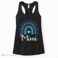 Grandma MiMi Blue Leopard Rainbow Women's Tank Top thumb 0