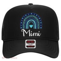 Grandma MiMi Blue Leopard Rainbow Hat thumb 0