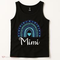 Grandma MiMi Blue Leopard Rainbow Tank Top thumb 2