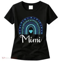 Grandma MiMi Blue Leopard Rainbow Women's T-Shirt thumb 0