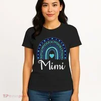 Grandma MiMi Blue Leopard Rainbow Women's T-Shirt thumb 4