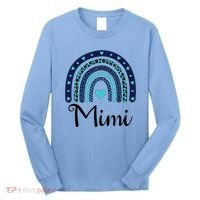 Grandma MiMi Blue Leopard Rainbow Long Sleeve Shirt thumb 0
