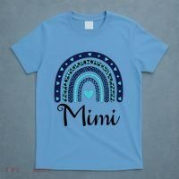 Grandma MiMi Blue Leopard Rainbow T-Shirt thumb 4