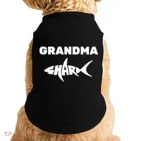 Grandma Shark Doggie Tank thumb 0