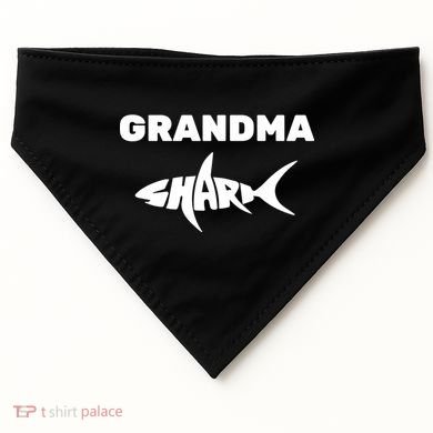 Grandma Shark USA-Made Doggie Bandana