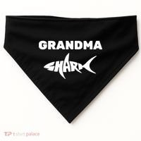 Grandma Shark USA-Made Doggie Bandana thumb 0