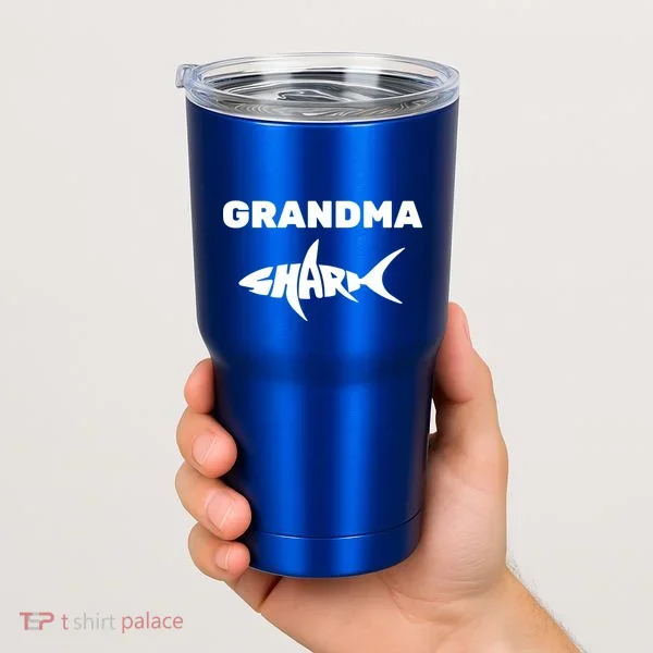 Grandma Shark Tumbler