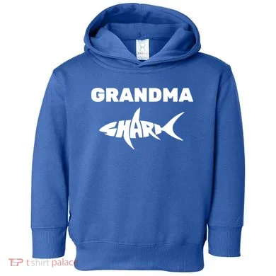 Grandma Shark Toddler Hoodie
