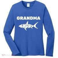Grandma Shark Women's Long Sleeve Shirt thumb 0