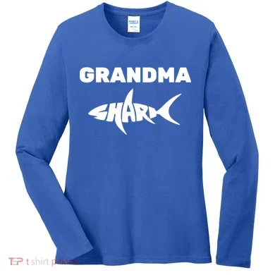 Grandma Shark Women's Long Sleeve Shirt
