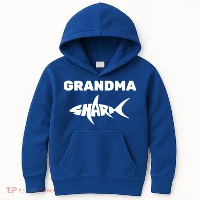 Grandma Shark Kids Hoodie