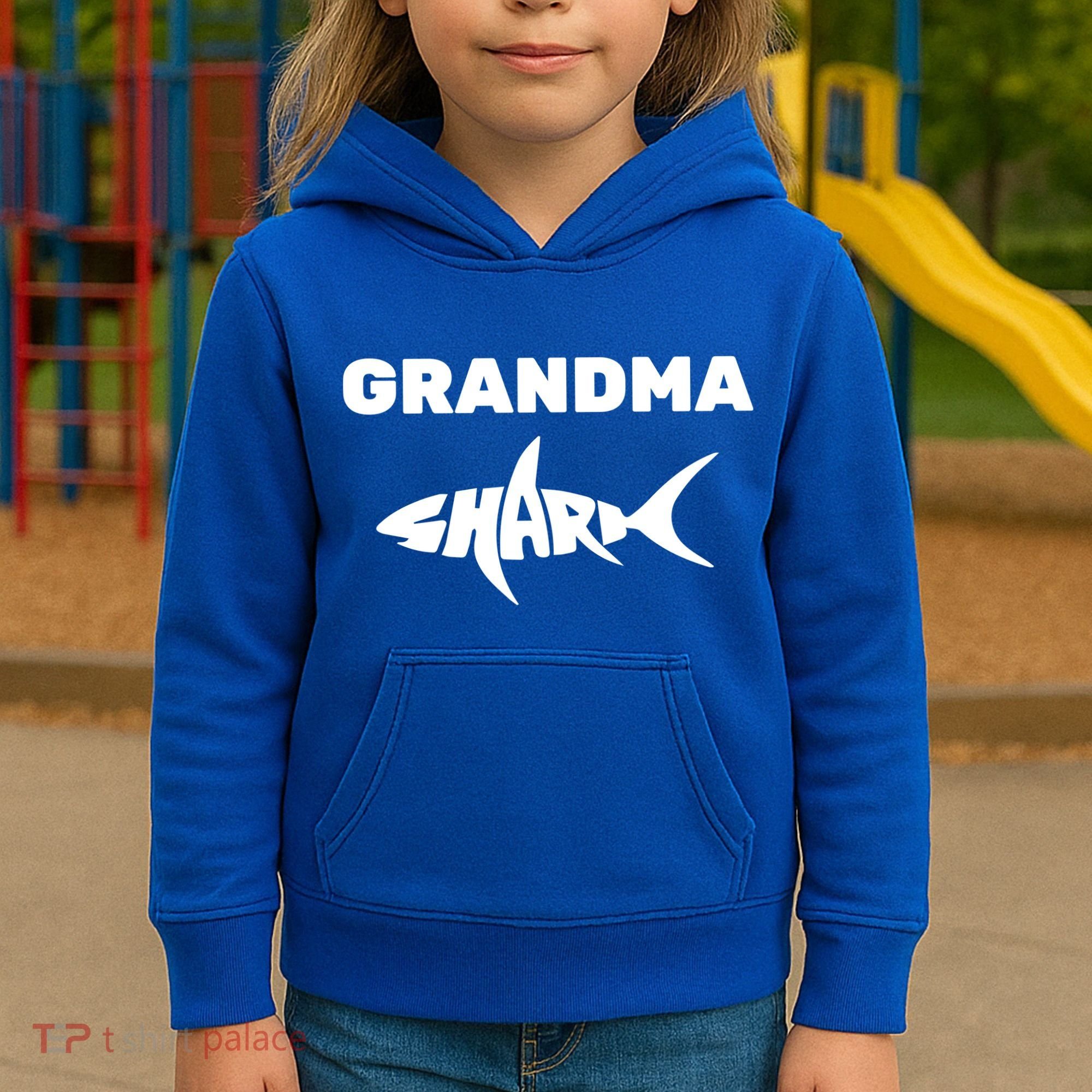 Grandma Shark Kids Hoodie