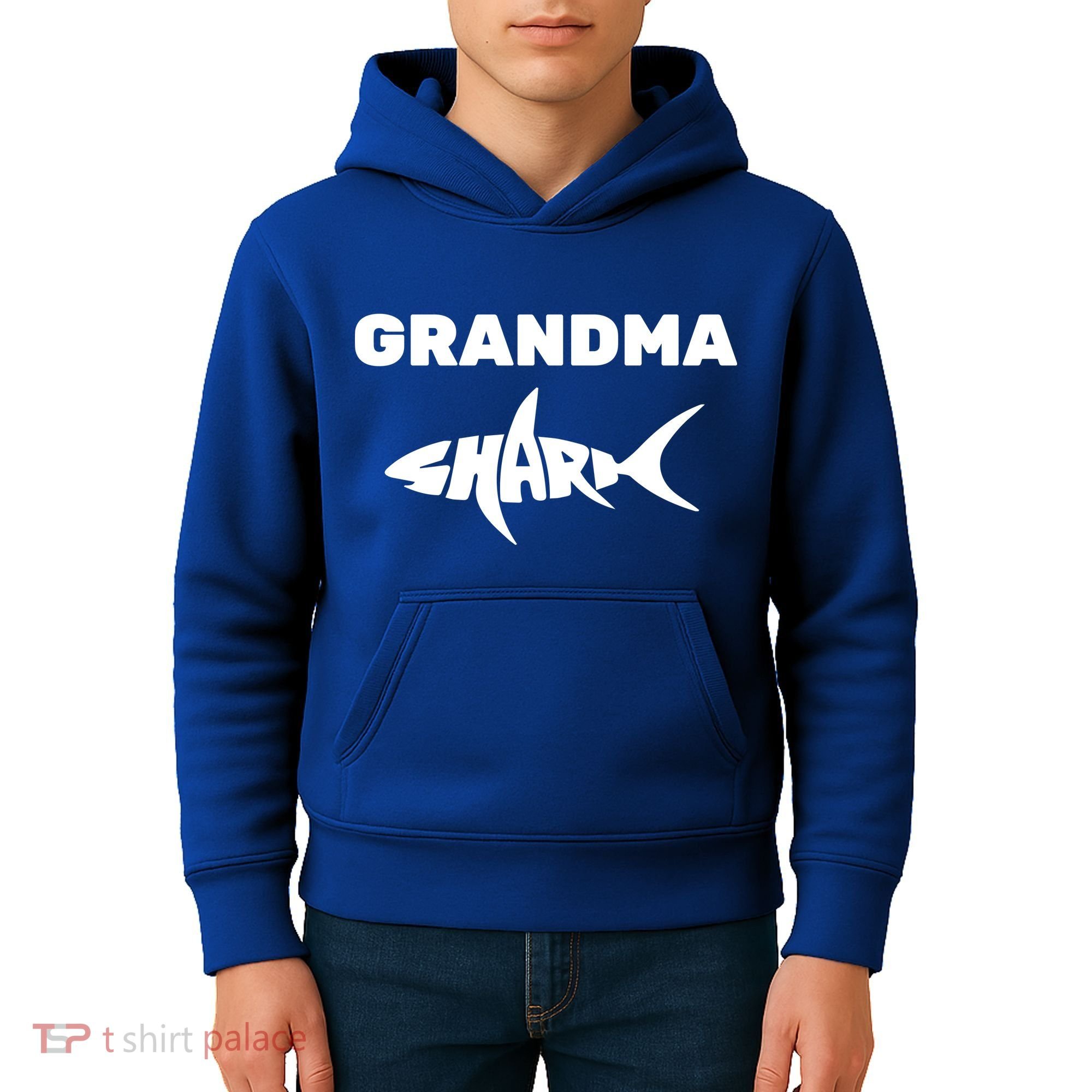 Grandma Shark Kids Hoodie