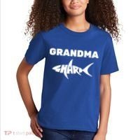 Grandma Shark Kids T-Shirt thumb 2