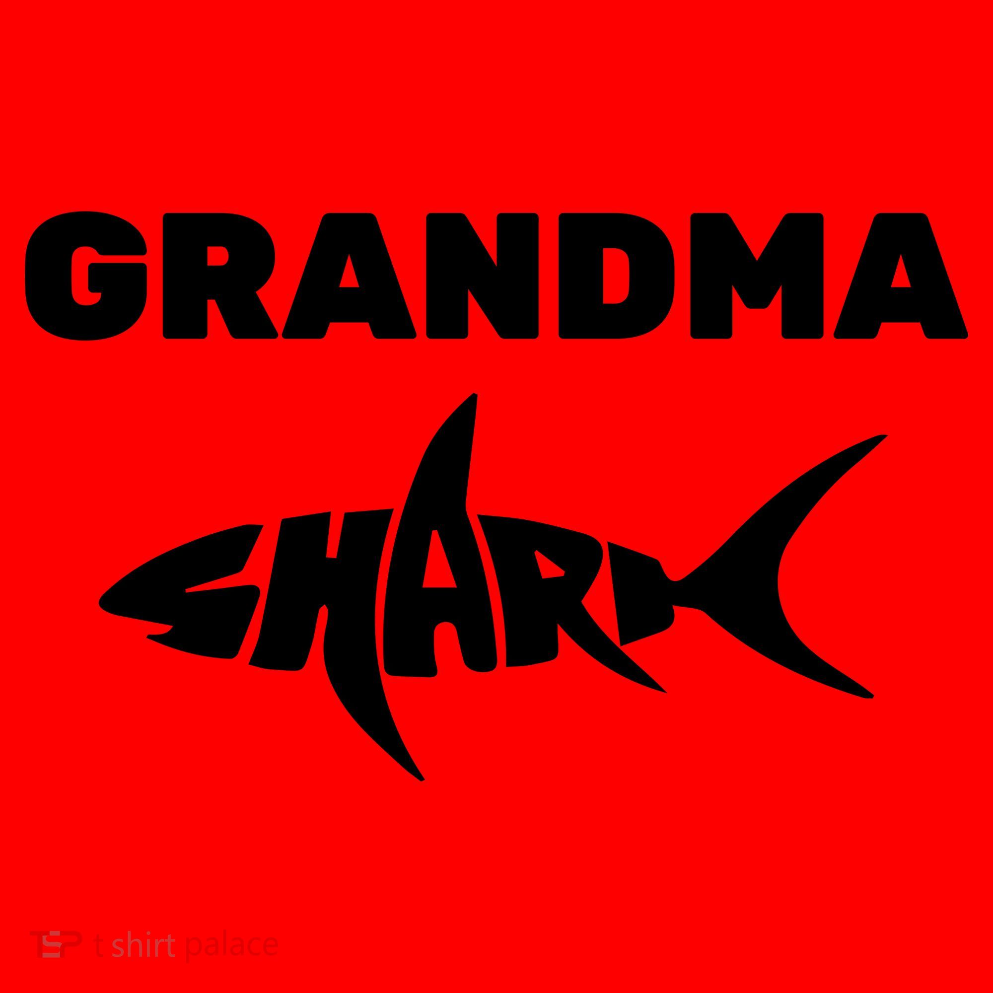 Grandma Shark Santa Hat