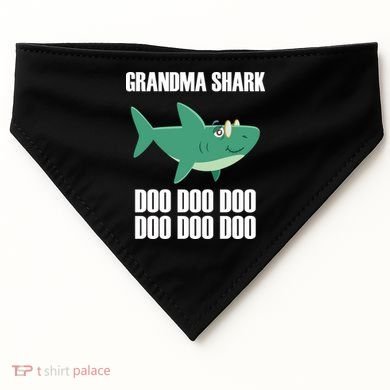 Grandma Shark Doo USA-Made Doggie Bandana