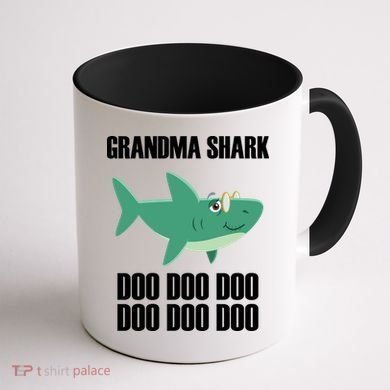 Grandma Shark Doo Coffee Mug back