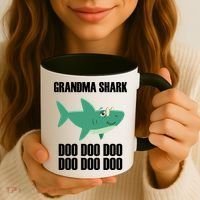 Grandma Shark Doo Coffee Mug thumb 3