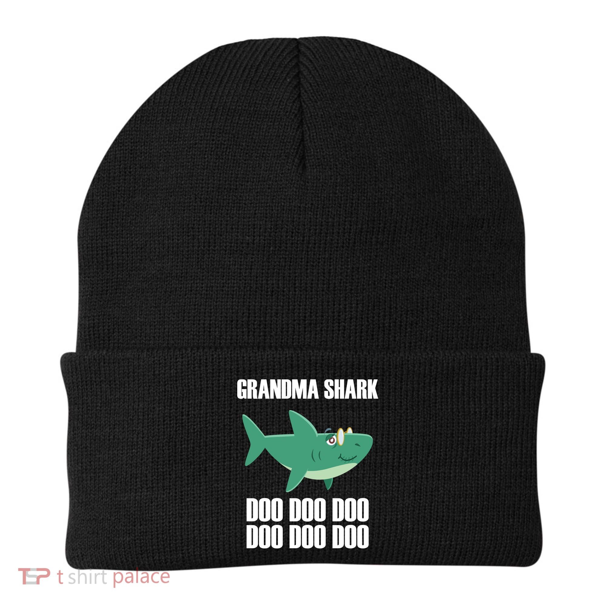 Grandma Shark Doo Beanie