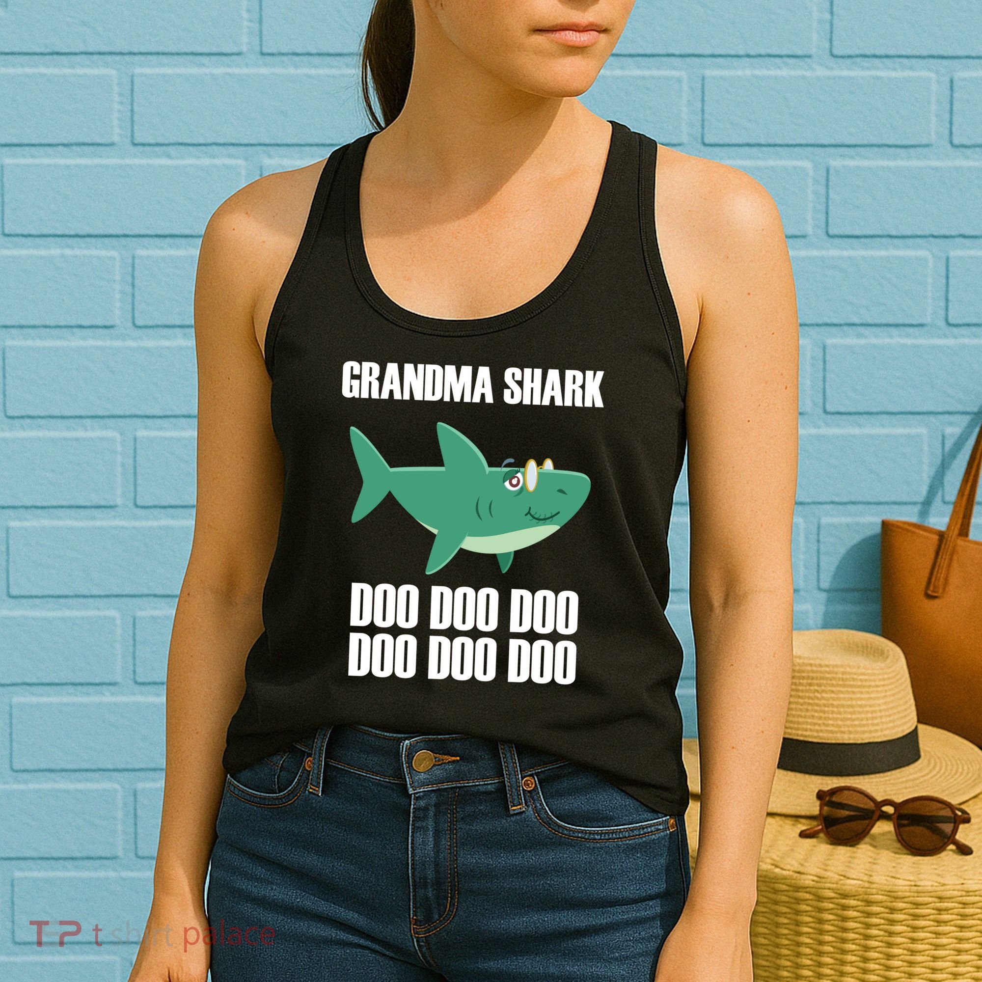 Grandma Shark Doo Women's Tank Top