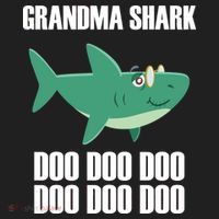 Grandma Shark Doo Golf Towel thumb 3