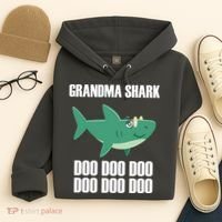 Grandma Shark Doo Hoodie thumb 4