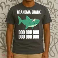 Grandma Shark Doo T-Shirt thumb 3