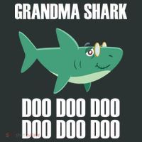 Grandma Shark Doo Backpack thumb 2