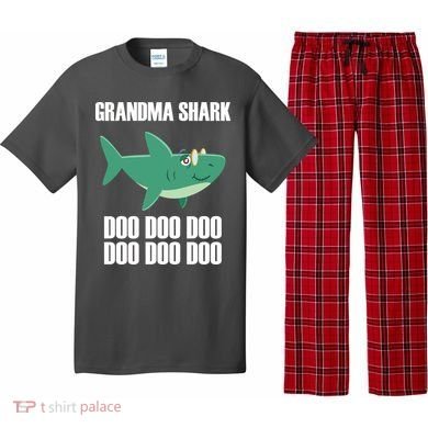 Grandma Shark Doo Pajama Set