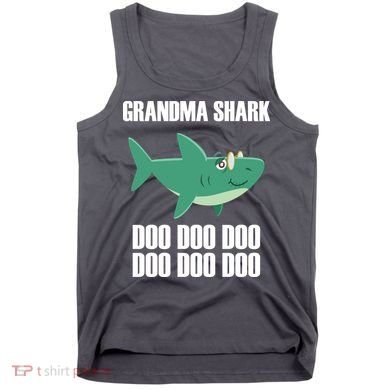 Grandma Shark Doo Tank Top
