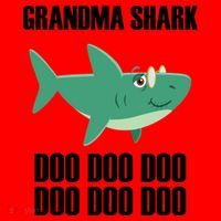 Grandma Shark Doo Santa Hat thumb 1