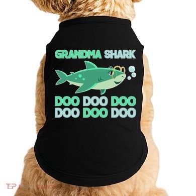 Grandma Shark Doo Doo Doo Doggie Tank