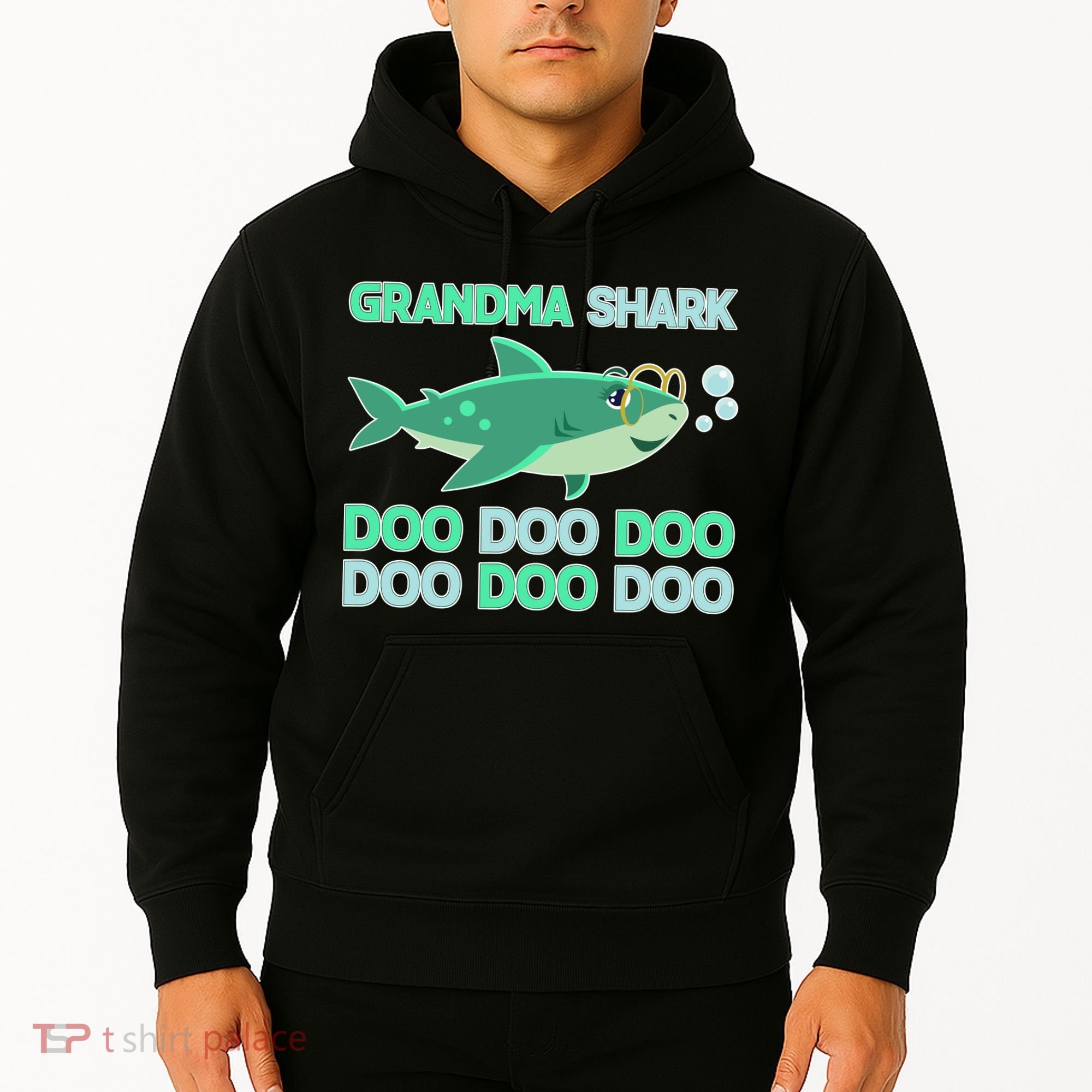 Grandma Shark Doo Doo Doo Hoodie