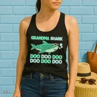 Grandma Shark Doo Doo Doo Women's Tank Top thumb 2