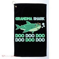 Grandma Shark Doo Doo Doo Golf Towel thumb 0