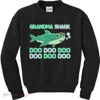 Grandma Shark Doo Doo Doo Kids Sweatshirt thumb 0