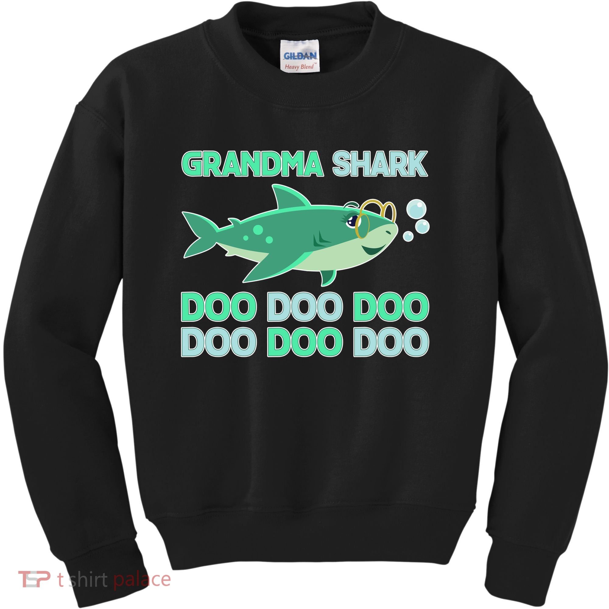 Grandma Shark Doo Doo Doo Kids Sweatshirt