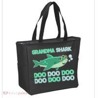 Grandma Shark Doo Doo Doo Tote Bag thumb 2
