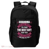 Grandma The Best Gift For You Backpack thumb 0