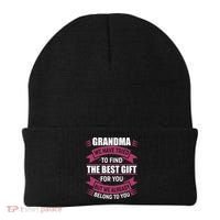 Grandma The Best Gift For You Beanie thumb 0