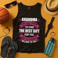 Grandma The Best Gift For You Tank Top thumb 4